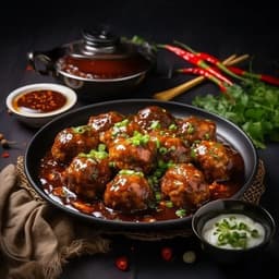 Veg Manchurian (Gravy)