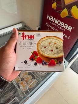 Arun Cake Slice (Vanilla) - 125 ml